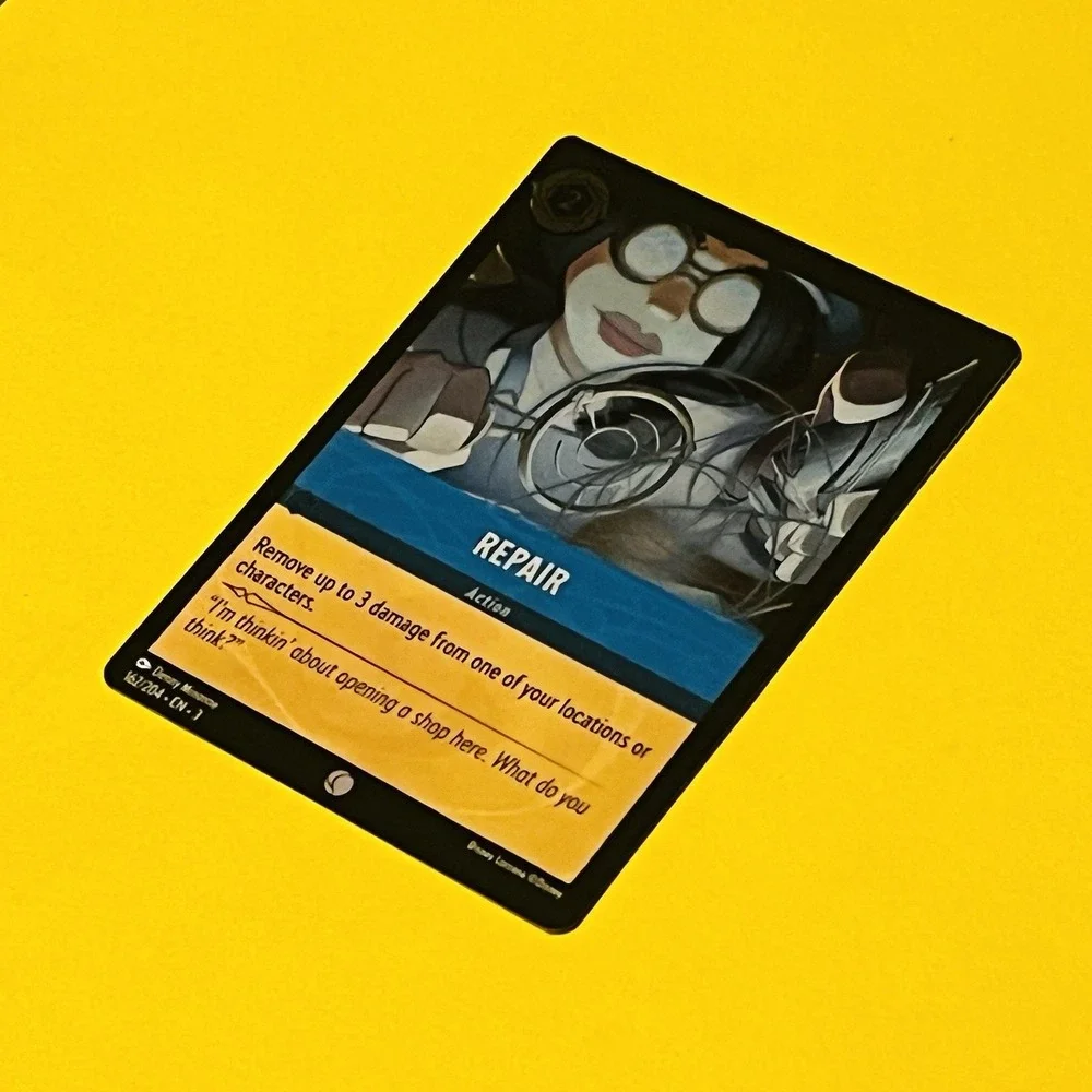 Disney Lorcana: Into The Inklands - Repair - 162/204‎ - Cold Foil